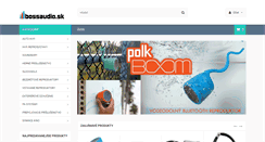 Desktop Screenshot of bossaudio.sk