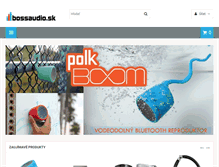 Tablet Screenshot of bossaudio.sk